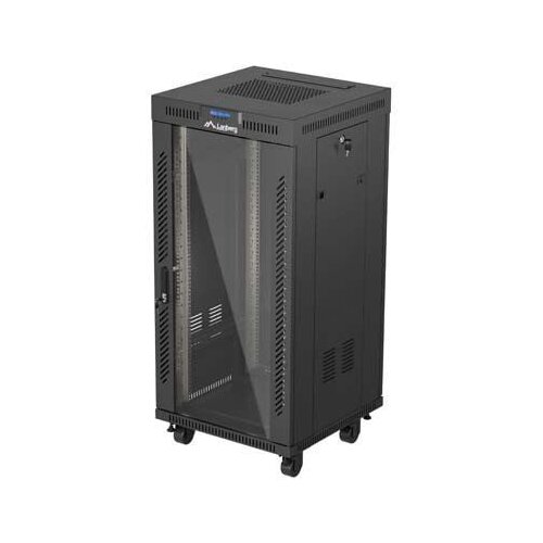 Lanberg FF01-6624-12BL rack cabinet 24U Freestanding rack Black Cijene