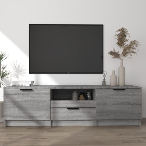vidaXL TV omarica siva sonoma 140x35x40 cm konstruiran les Cene