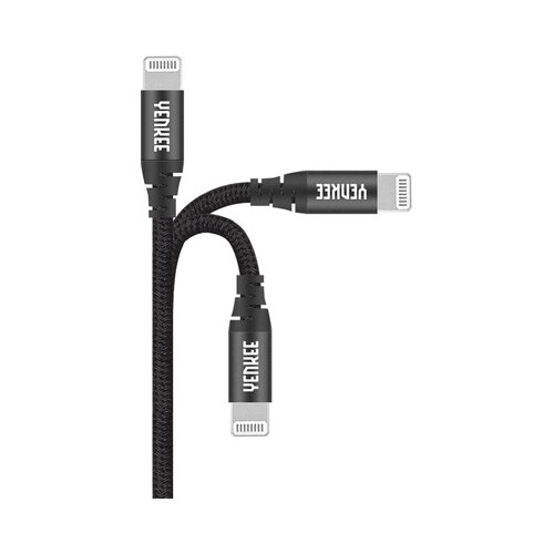 Yenkee YCU 631 USB C / lightning kabel 1m, crni Slike