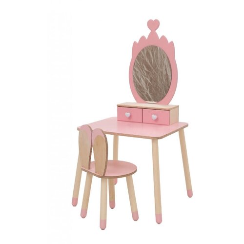 ToddlerInFamily MONTESSORI KOZMETI�KI STOLI� KRONA (VI�E BOJA)-roza Cijene