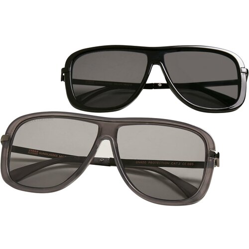Urban Classics Accessoires Milos 2-Pack Sunglasses Black/Black+Grey/Grey Slike