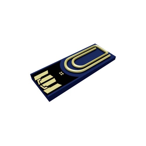 Xlyne clip/me TRUE DOCUMENT USB stick bulk 8 GB plava boja CA08OB002 USB 2.0 Slike