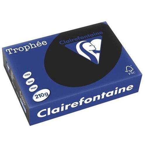 Clairefontaine papir Trophee crna boja A4/210gr 1/250 Cijene