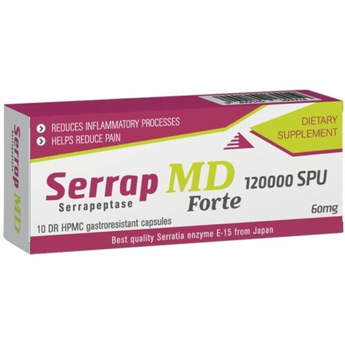 Terra Electronic dijetetski suplementi serapeptaza serrap md 120000 spu forte Slike