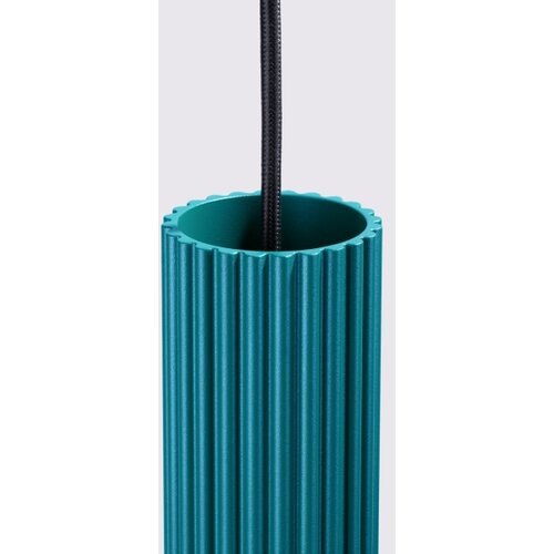  Brilagi - LED luster na sajli CRESTO 1xGU10/10W/230V tirkizna Slike