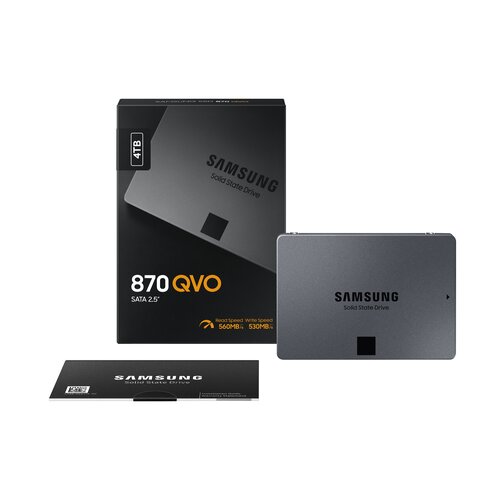 Samsung 4TB 2.5&amp;#039;&amp;#039; sata III MZ-77Q4T0BW 870 qvo series ssd Slike