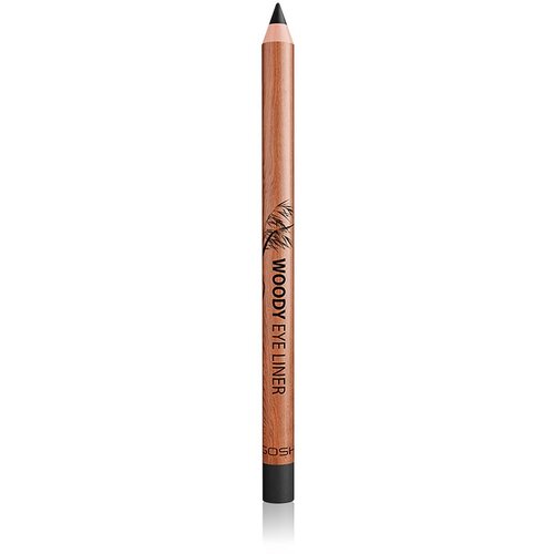 Gosh Woody vodoodporni svinčnik za oči odtenek 001 Ebony Black 1.1 g Cene
