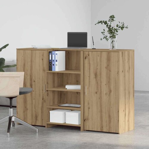  Recepcijski stol 155x50x103 5 cm od konstruiranog drva Slike