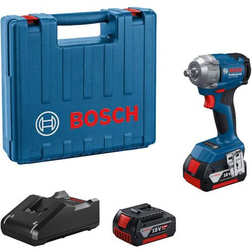 Bosch Udarni odvijač GDS 18V-350 2x4,0Ah + punjač + kofer (06019M5021) Cene