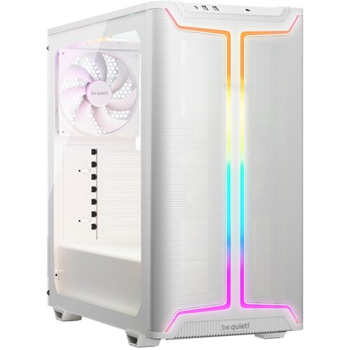 BE QUIET PURE BASE 501 DX White, MB compatibility: ATX / M-ATX / Mini-ITX, Three pre-installed ! Pure Wings 3 140mm fans, Ready for water co Cene
