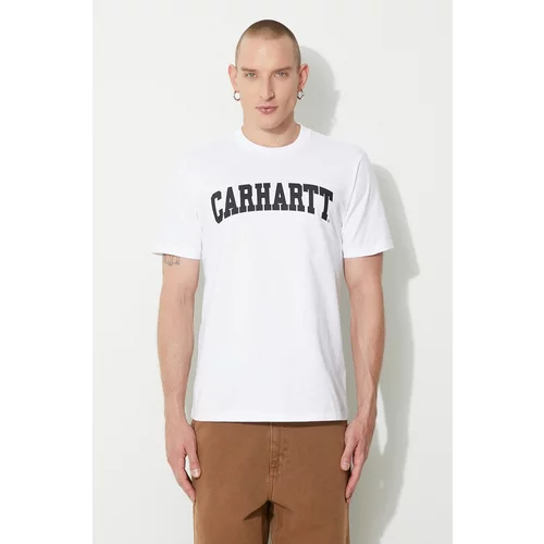 Carhartt WIP Pamučna majica boja: bijela, s tiskom, I028990-BOTANIC/WH