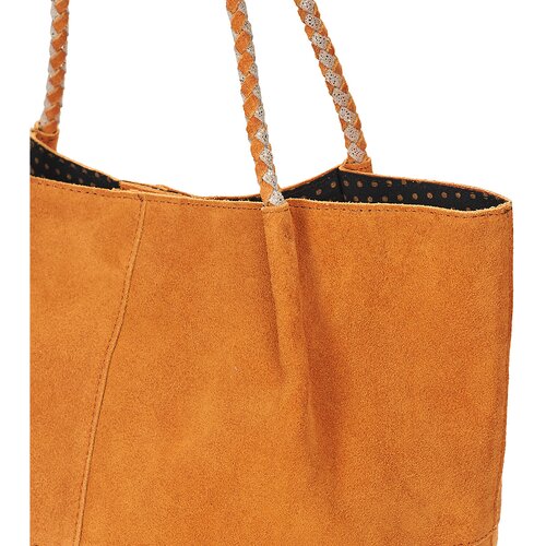 Pieces Torbice za na ramo PCBRIANNA SUEDE SHOPPER Kostanjeva Slike