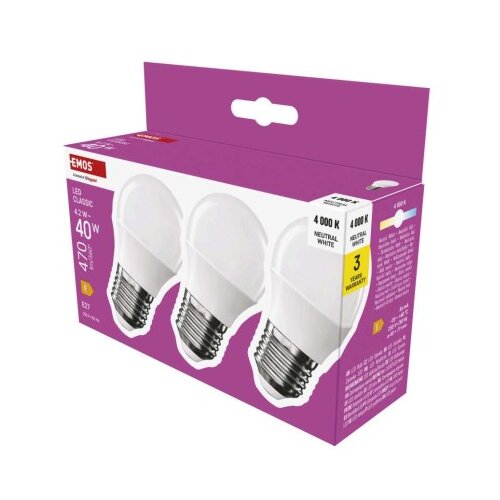  LED žarnica Classic Mini Globe / E27 / 4,2 W (40 W) / 470 lm / Nevtralna bela 3/1 Cene