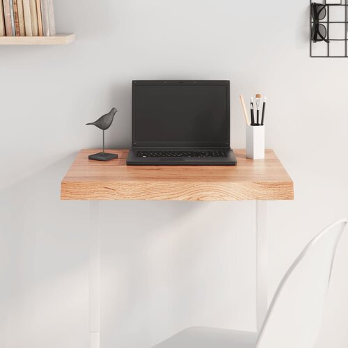 Stolna ploča svjetlosmeđa 60x50x(2-6) cm tretirana hrastovina Cijene