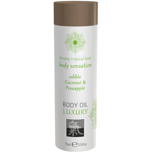 Hot Shiatsu Luxury - jestivo ulje za masažu - kokos-ananas (75ml) Cijene