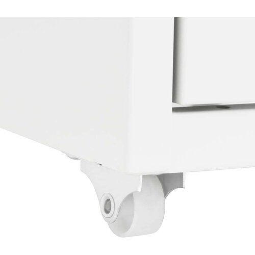 VidaXL mobilni ormarić za spise bijeli 28 x 41 x 109 cm metalni Slike