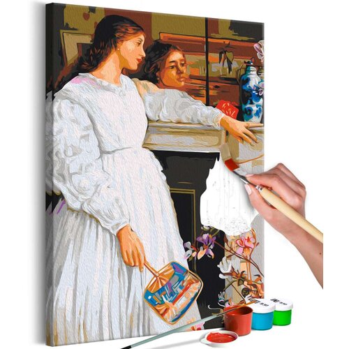  Slika za samostalno slikanje - Symphony in White 40x60 Cijene