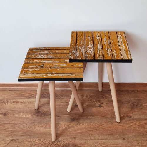 Hanah home set klub stočića 2Shp343, 2 komada, Narandžasti Cene