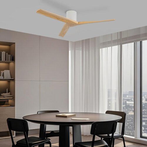  ZEVENTI - Plafonski ventilator VELLON Wi-Fi Tuya bela/paulovnija + daljinski upravljač Slike