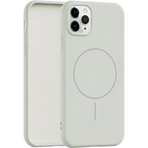 Apple velvet touch magsafe maska za iphone 11 pro max - siva Cene