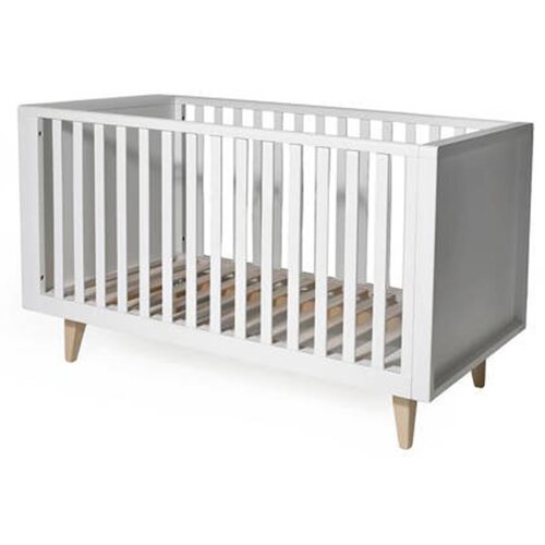Troll nursery® otroška posteljica scandy™ 2v1 70x140 white/natural Cene