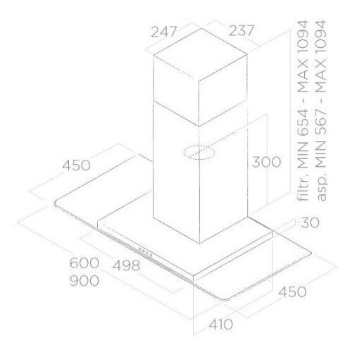 Elica FLAT GLASS IX/A/60 Cene