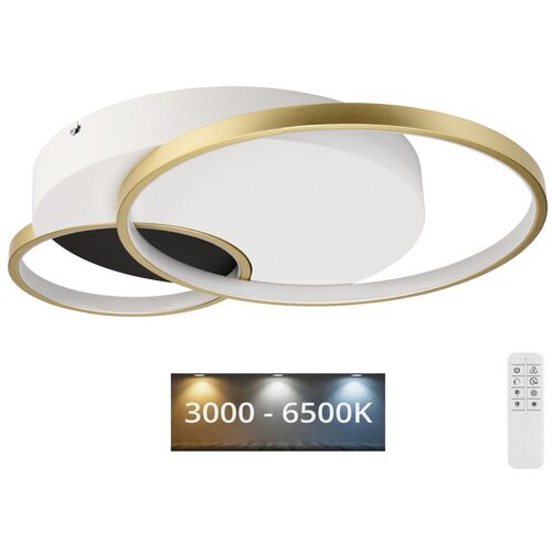  Prigušiva stropna lampa BENITO LED/31W/230V 3000-6500K bela/zlatna Cene