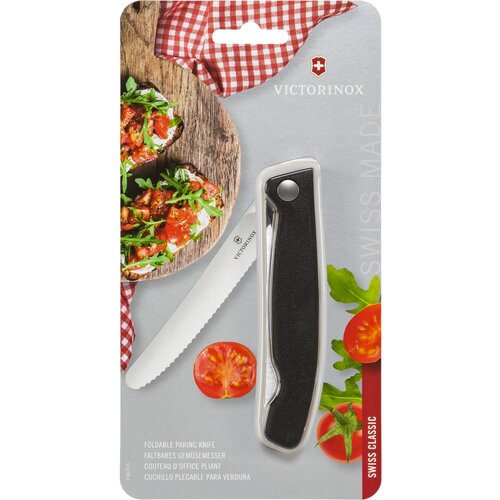 Victorinox Swiss Classic Foldable Paring Knife black Slike