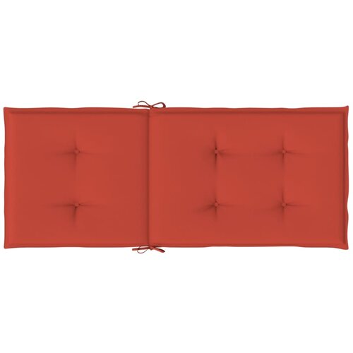  Jastuci za stolice 6 kom pro&amp;scaron;arano crvena 120x50x4 cm tkanina Slike