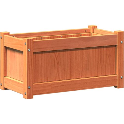 Maison Chic Vrtno cvetlično korito - Cvetlični Lonec voščeno rjavo 60x31x31 cm trdna borovina, (21788830) Cene