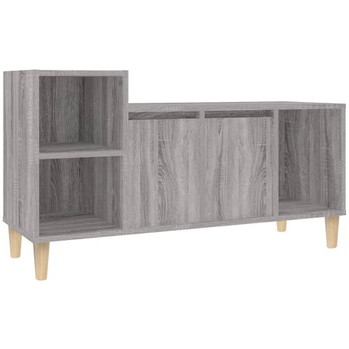 Maison Chic TV omarica - TV enota - Televizijska omarica siva sonoma 100x35x55 cm inženirski les, (21700216) Slike