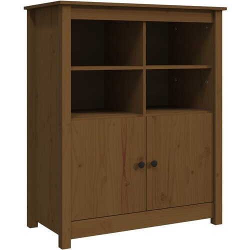Maison Chic Komoda - Predalnik medeno rjava 83x41,5x100 cm trdna borovina, (21718469) Cene