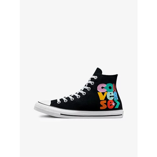 Converse Black Patterned Ankle Sneakers Chuck Taylor All Star - Men