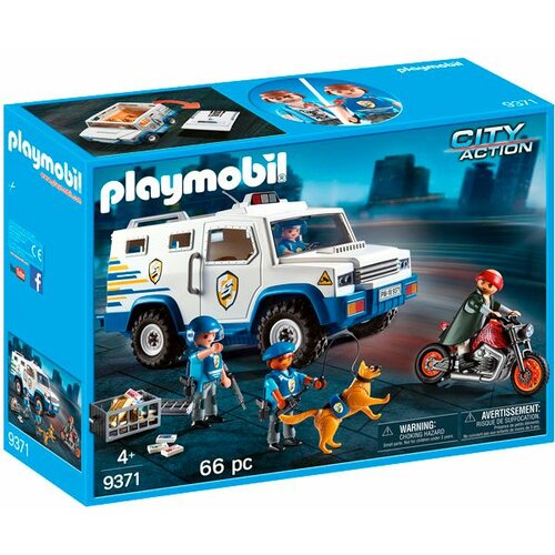 Playmobil City Action - Policijski transporter novca Slike