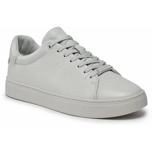 Calvin Klein Superge Clean Cupsole Lace Up HW0HW01863 Triple Pearl Grey PQS