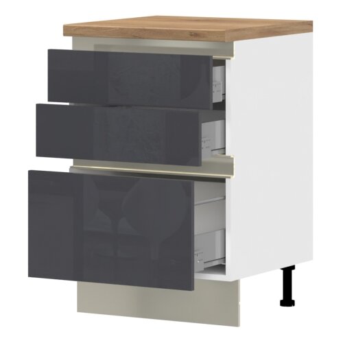 Jela spodnji element R-60-3MBOX/5 za kuhinjo infinity (več barv)-antracit, visoki sijaj Cene