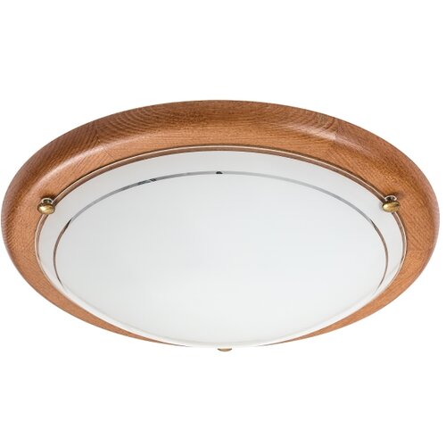 Brilagi stropna svetiljka orbis 1xE27/60W/230V, prečnik 30 cm, od borovine Slike