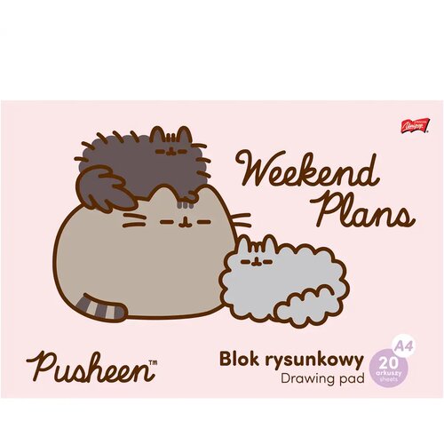 Unipap Pusheen skicirka A/4, 20 listov Slike