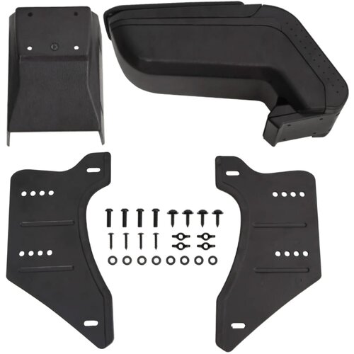 VidaXL Naslon za ruke za automobil crni 14 x 30 x (32 - 48 5) cm ABS Slike