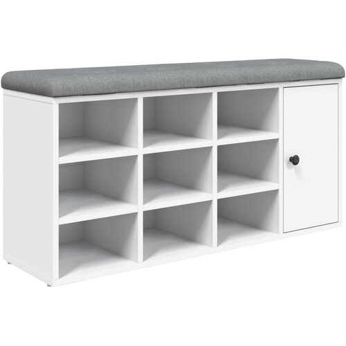 Maison Chic Klop za čevlje - Sedež za čevlje bela 102x32x50 cm inženirski les, (21778167) Cene