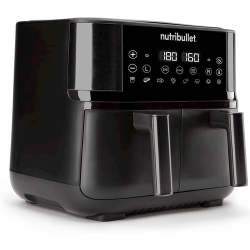 DeLonghi Friteza Nutribullet CB NBA081B 2850W 2 ladice korpe 4l Slike