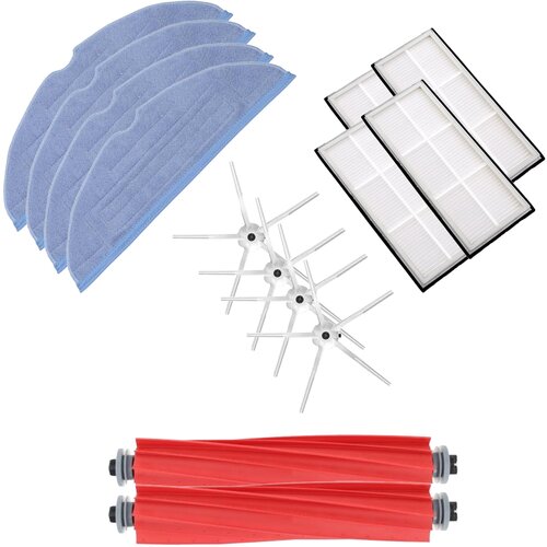  Ultra-pack s krpami in belimi stranskimi krtačkami za Roborock S7 Slike