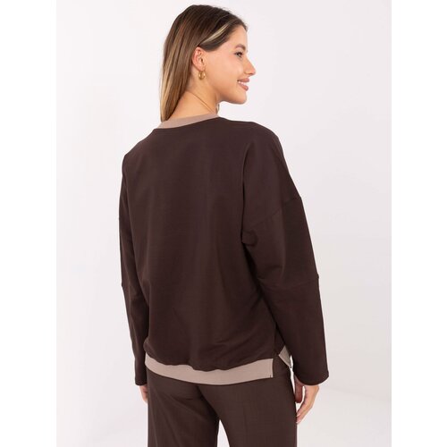 RELEVANCE Blouse-RV-BZ-A907.08P-dark brown Slike