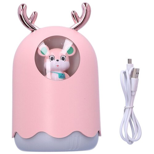 Venisymlis Roza Usb Namizni Domači Vlažilnik Zraka Z Aroma Difuzorjem In Nočno Lučko, (22060914) Cene