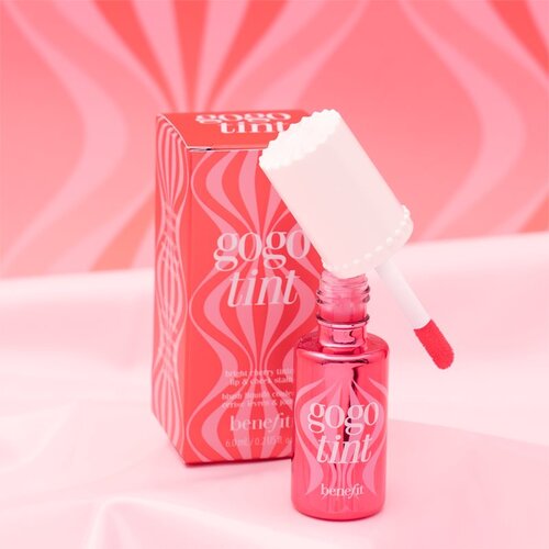 Benefit Gogotint Lip &amp;amp; Cheek tekoča &amp;scaron;minka in rdečilo 6 ml odtenek Cherry za ženske Slike