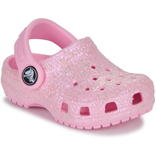 Crocs Cokli Classic Glitter Clog T Rožnata Slike