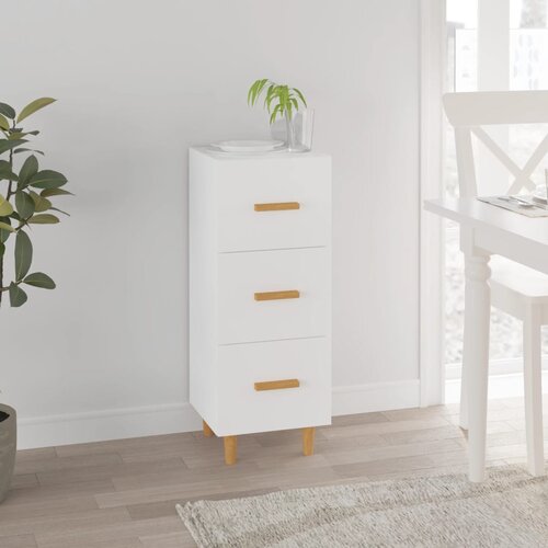 vidaXL Komoda bijela 34,5 x 34 x 90 cm od konstruiranog drva Cene