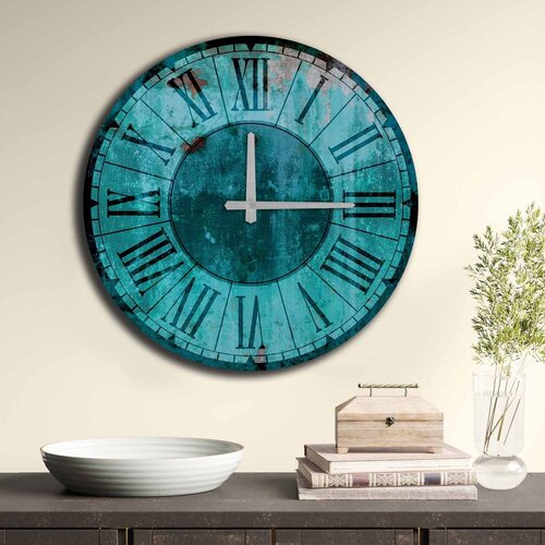 Wallity MDF Zidni sat 50cm Šareni Slike