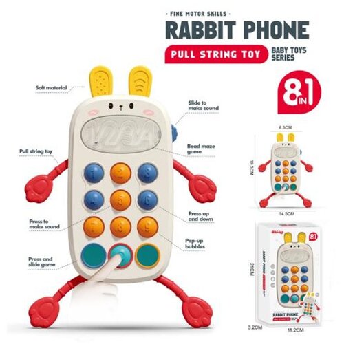 Chipolino igračka dječji telefon 8u1 Slike