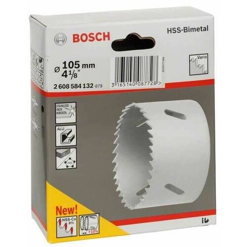 Bosch testera za otvore hss-bimetal za standardne adaptere 2608584132/ 105 mm/ 4 1/8" Slike